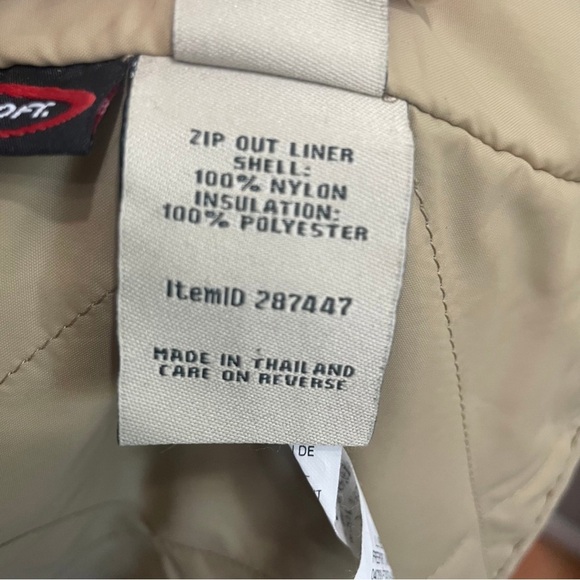 L.L. Bean Women's Tan Raincoat Sz S H2OFF Removable Lining - Picture 11 of 16